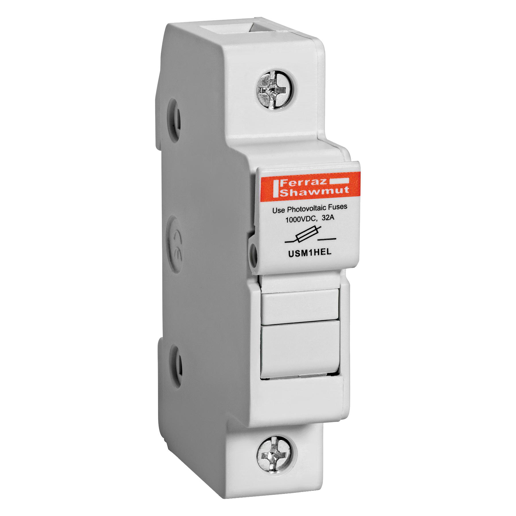 Product image for FUSE HOLDER 600VAC 600VDC MIDGET 30A 1-POLE IP65