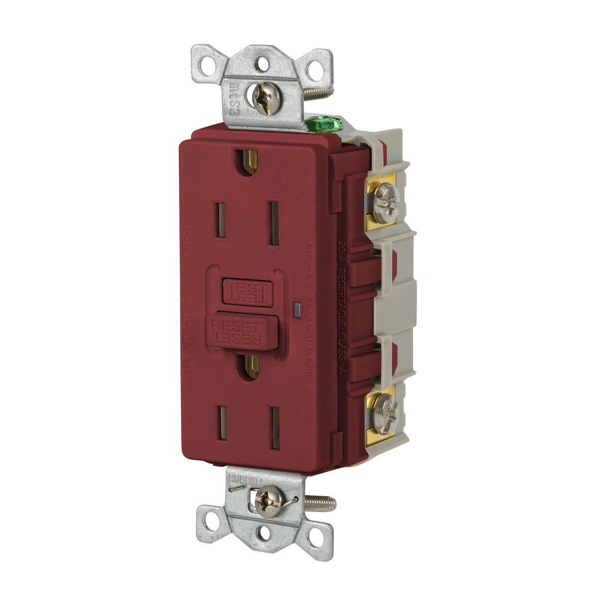 Product image for 15A 125VAC COMM GFR RED