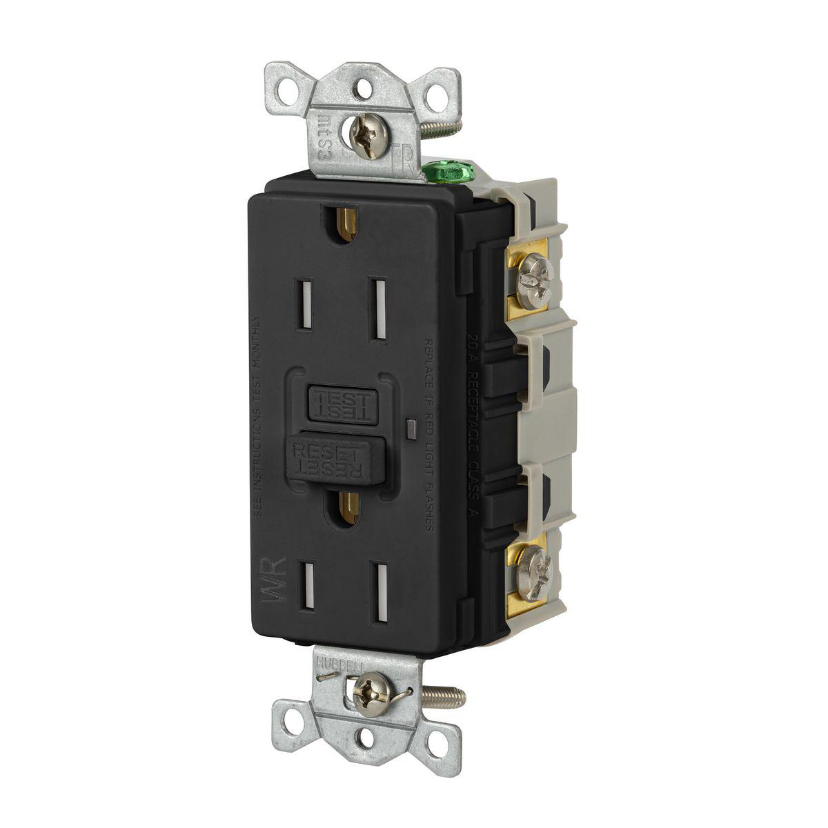 Product image for 15A 125VAC COMM TRWR GFR BLACK