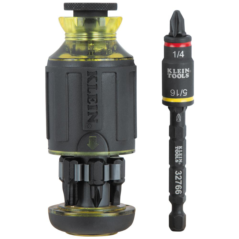 Product image for KLEIN 32308F TOOL 10-IN-1 STUB ADJ DRIVER + FLP SKT