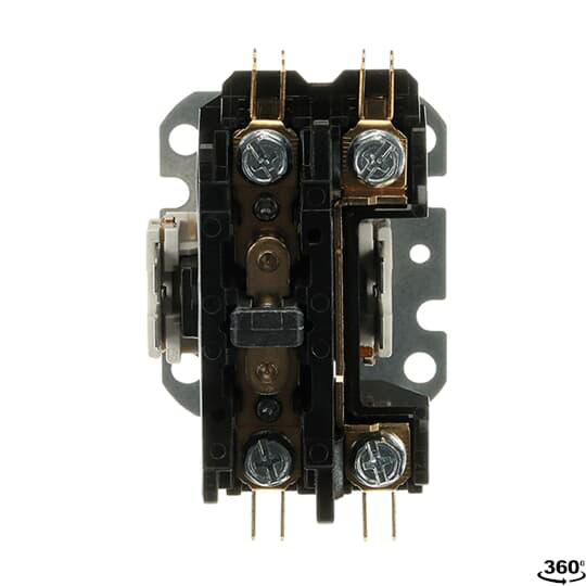 Product image for CONTACTOR DP, 20A, 1P, COIL 24VAC