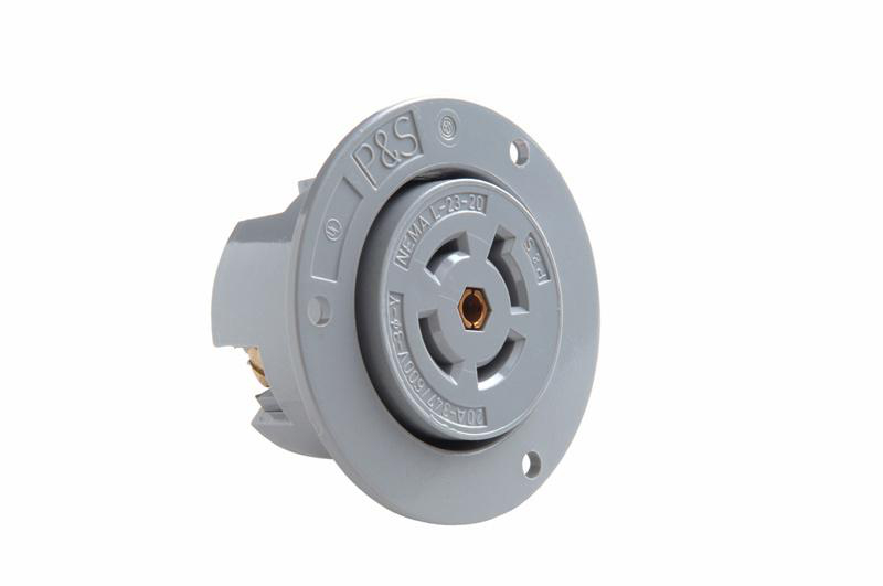 Product image for 20A NEMA L2320 Outlet Gray