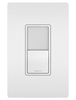 Product image for radiant® Single Pole/3-Way Switch with Night Light, White