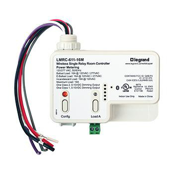 Product image for DLM 1-RELAY WIRELESS ROOM CONT ROLLER 0-10V 16A METERED