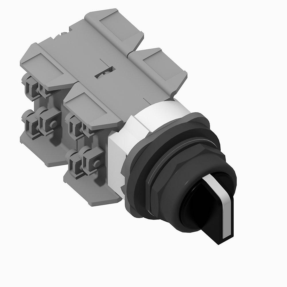 Product image for Switch selector 4NO-4NC maintained knob KT1-cam