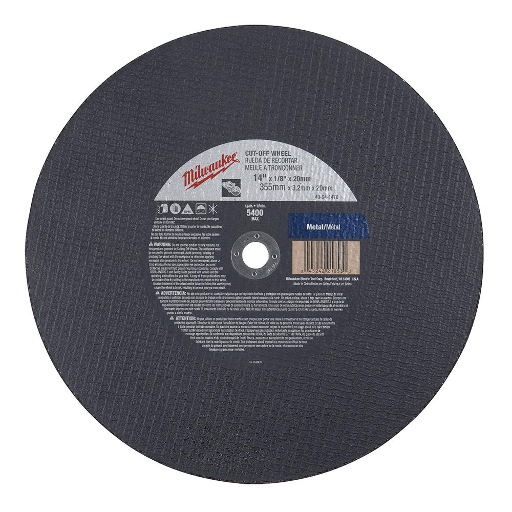 Product image for Wheel cut-off type-1 A24R 14x1/8"