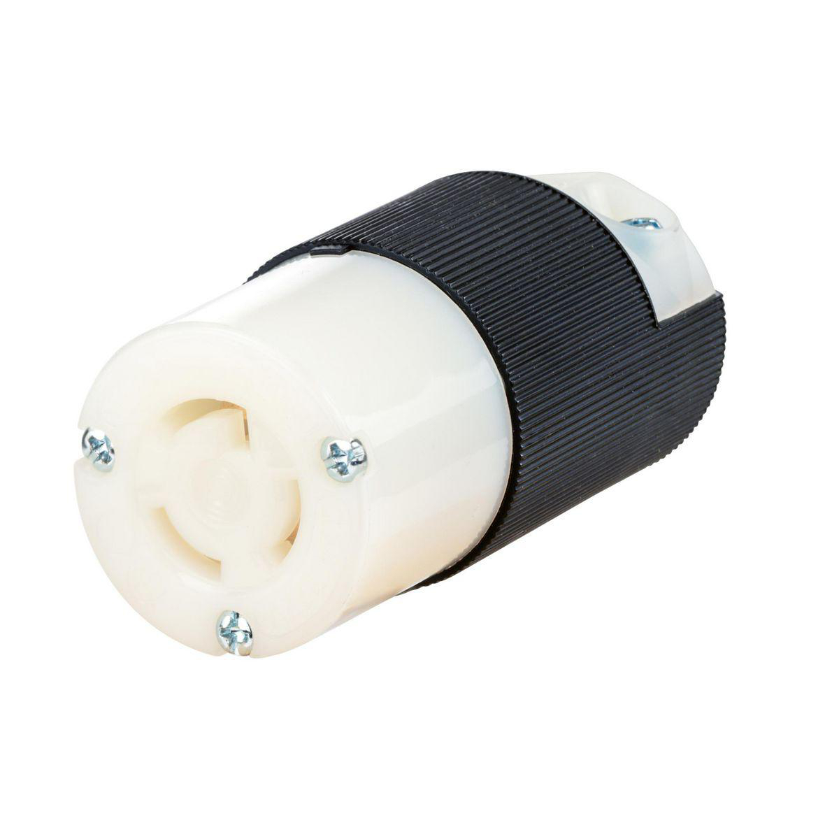 Product image for LKG CONN, 15A 277V, L7-15R, B/W, ST