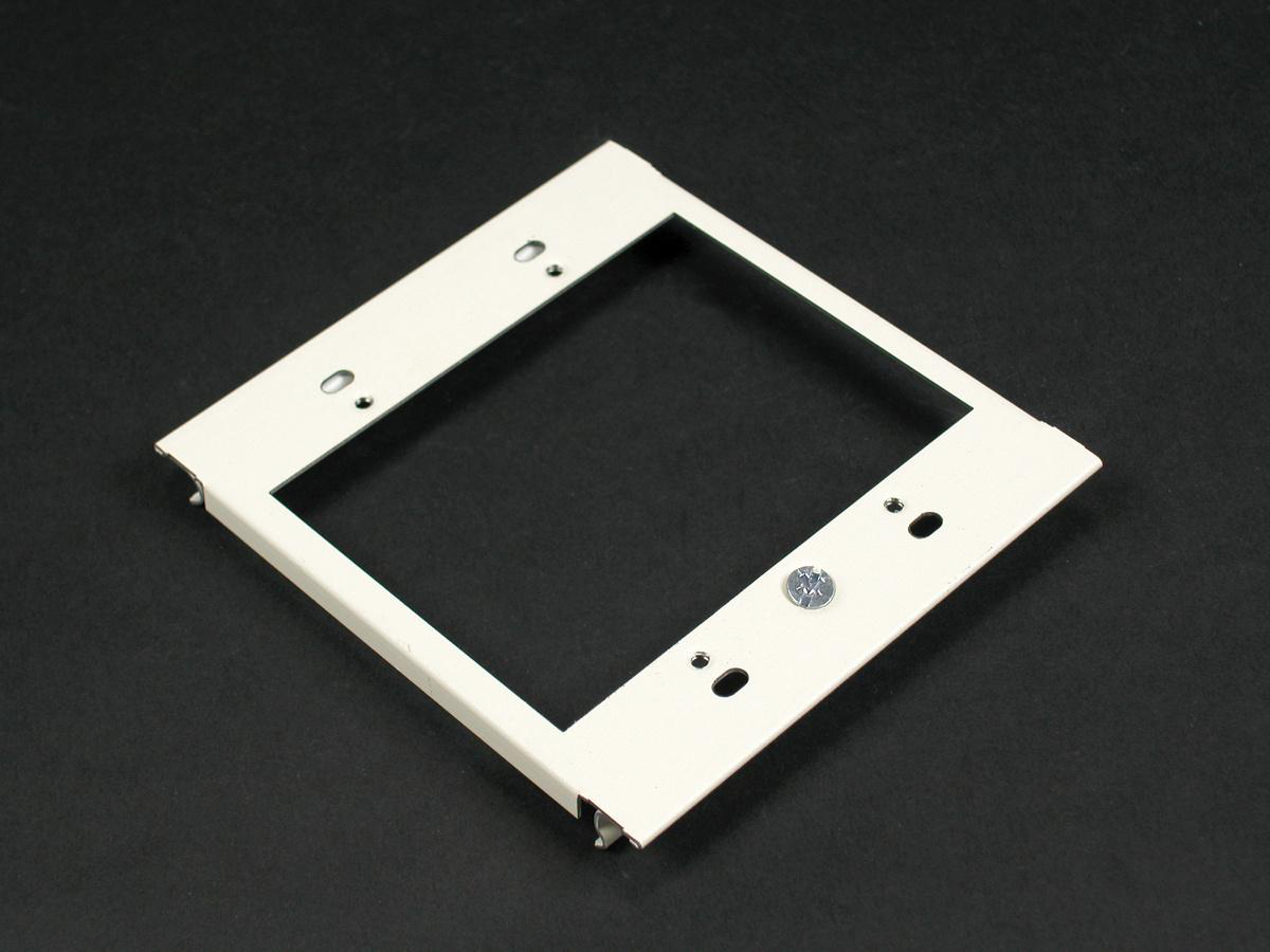 Product image for Plate 2-gang device steel grey 4-5/16"