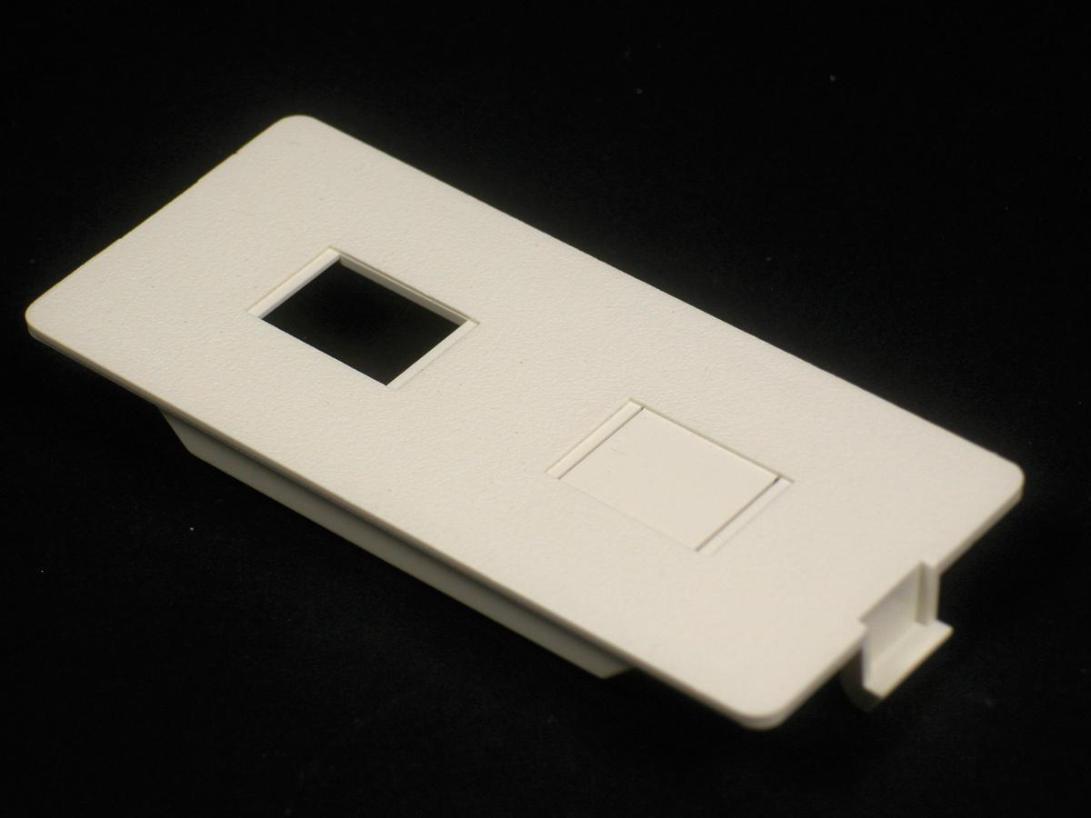 Product image for WIREMOLD 5507RJ-WH FACEPLATE DUAL RJ NON METALLIC WHITE 5500