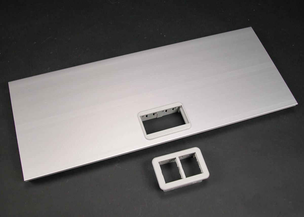 Product image for AL5200 Large Multi-Channel Raceway Ortronics Cover Plate