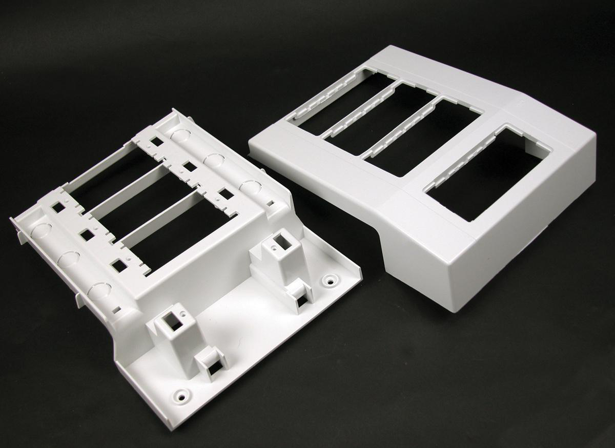 Product image for Bracket device offset non-metallic ivory
