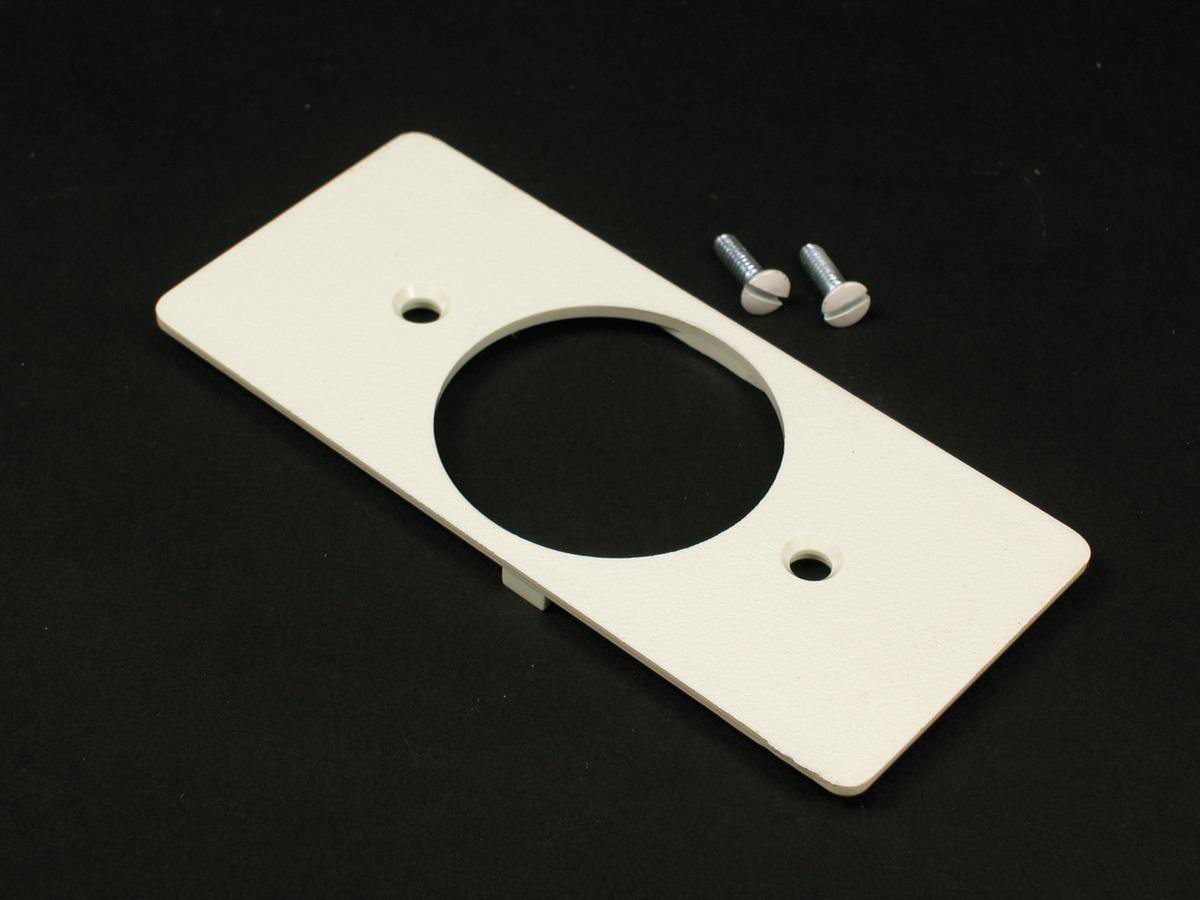 Product image for Faceplate non-metallic for receptacle 1.59"
