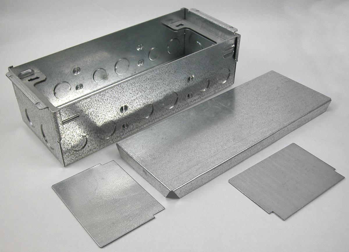 Product image for Box floor 3-gang steel for wood floors