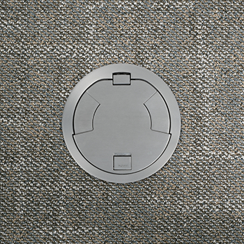 Product image for 8IN SURFACE STYLE CVR ASSEMBLY AA BRUSHED ALUMINUM
