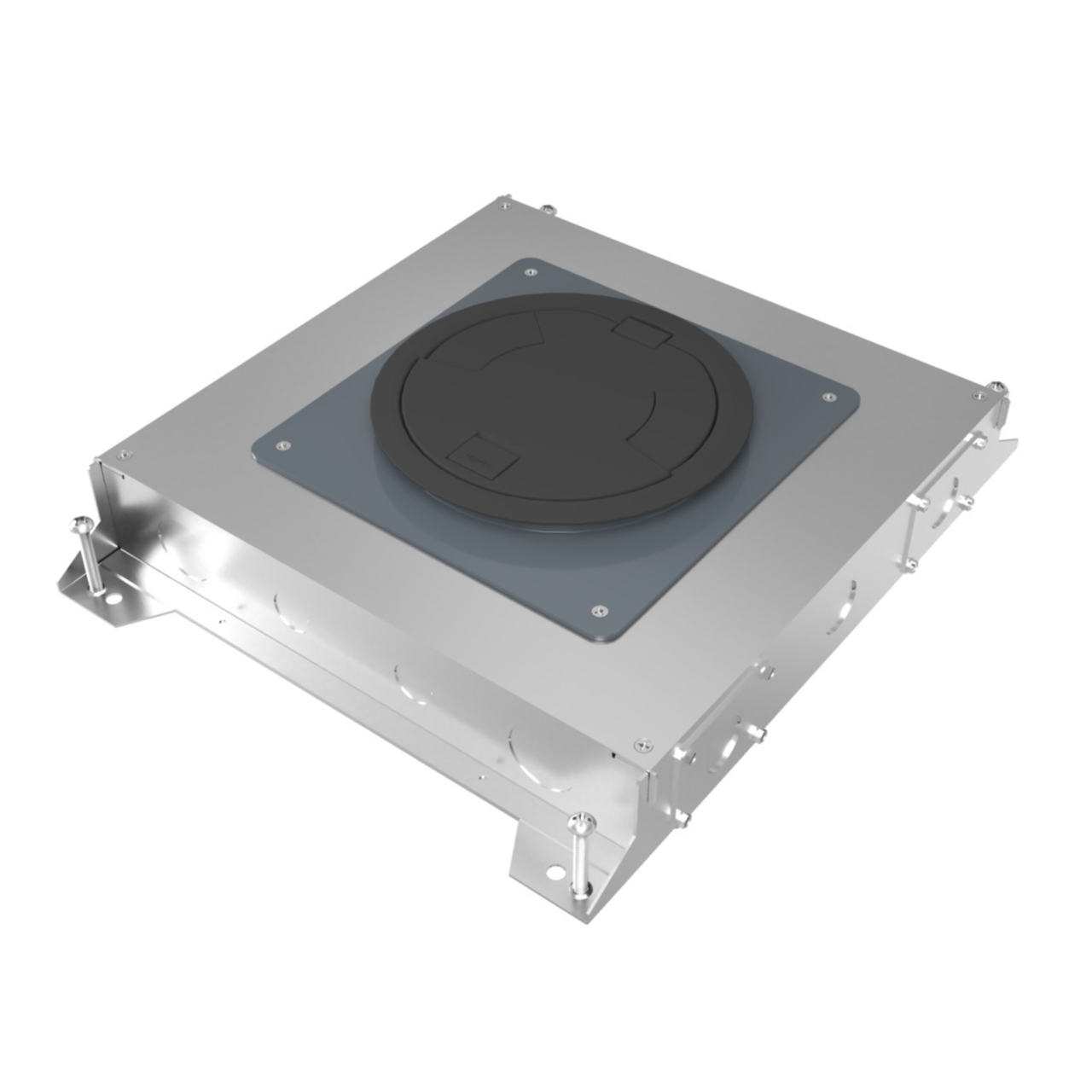 Product image for WIREMOLD RFBA6C30 COVER FLOOR BOX 6GANG RFBA SERIES ROUND