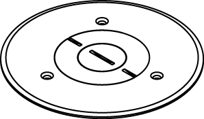 Product image for Ratchet-Pro 881 Series Communications or Power Cover Plate