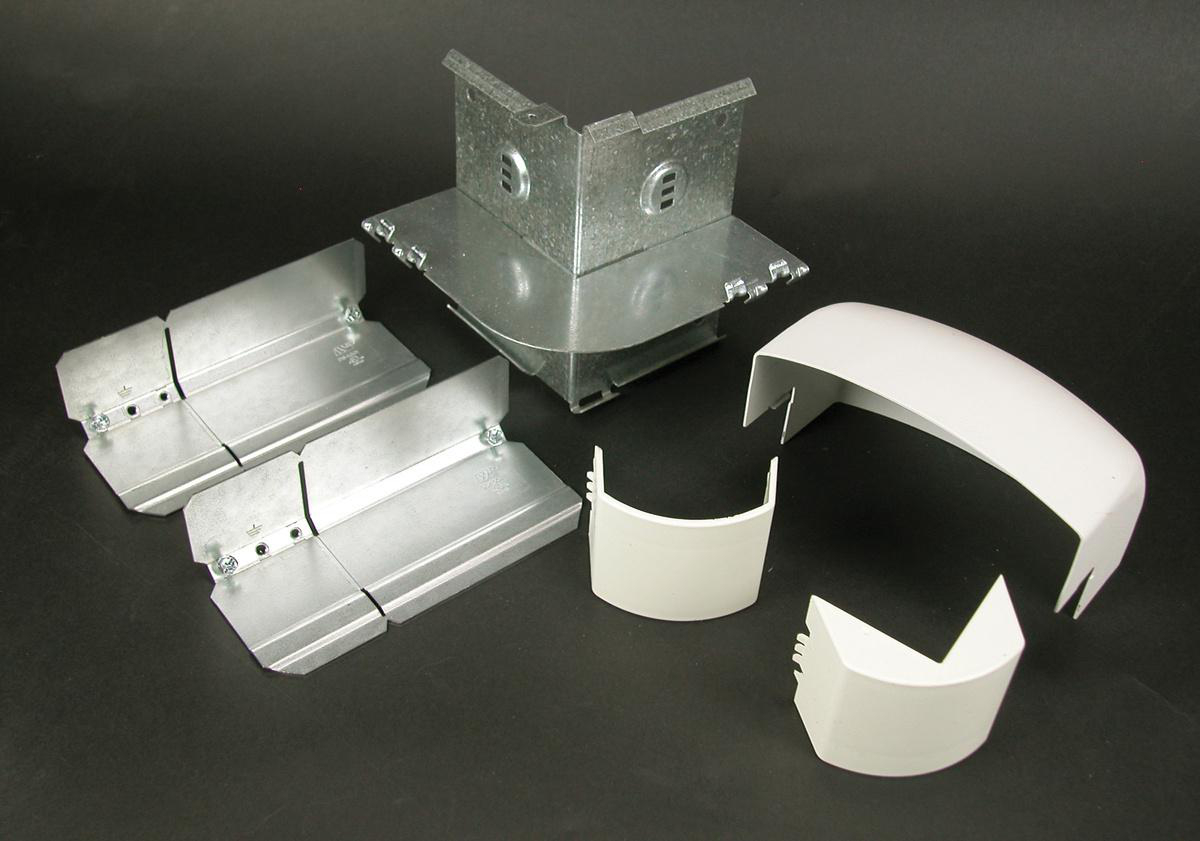 Product image for Elbow external 90.. steel grey 5-3/4"