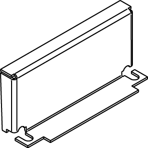 Product image for RFB4-CI-1 Series Internal Blank Bracket