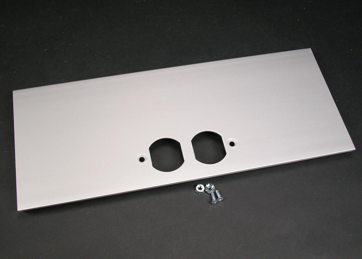 Product image for AL5200 Large Multi-Channel Raceway Duplex Receptacle Cover Plate