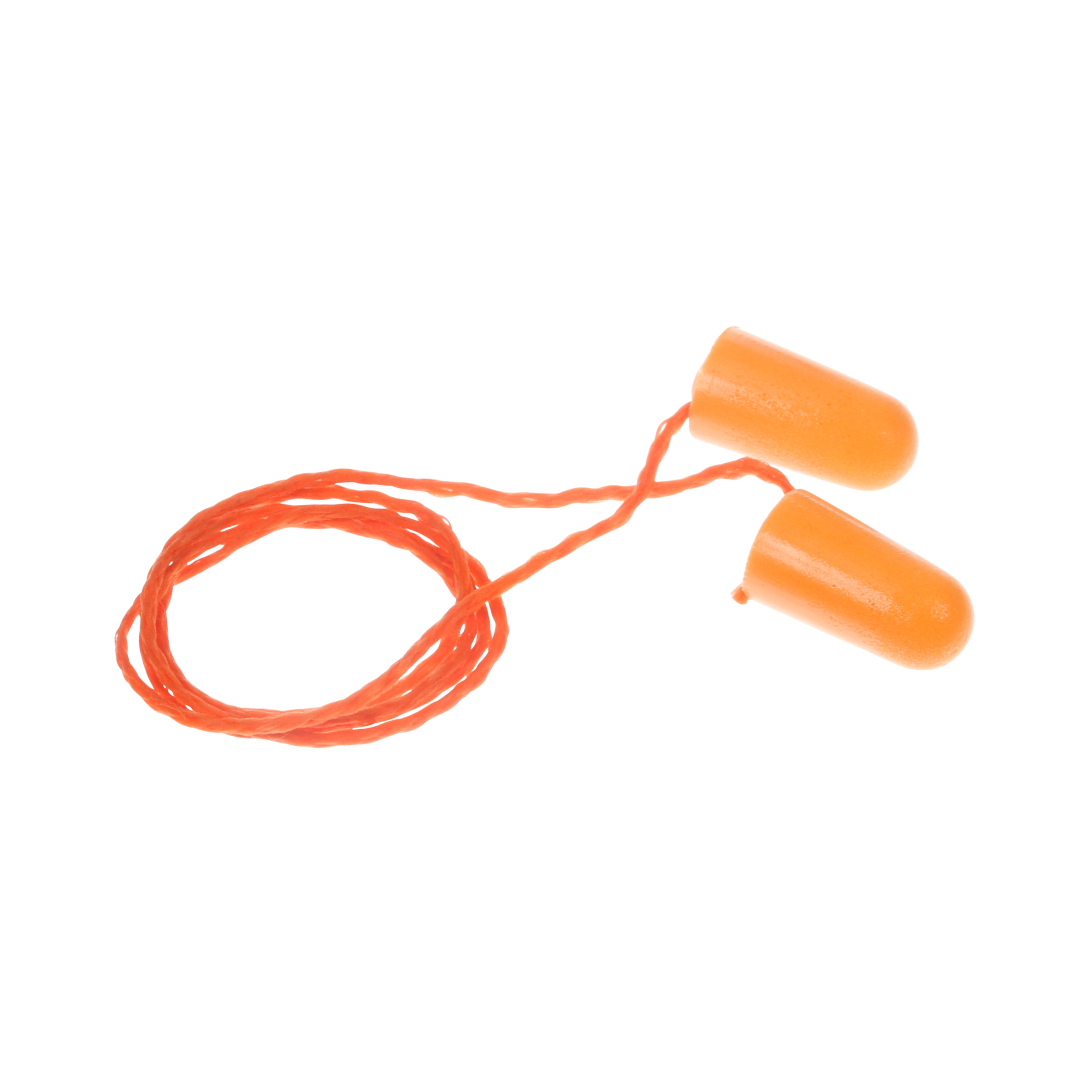 Product image for 3M™ Foam Earplugs, 1110, orange, corded