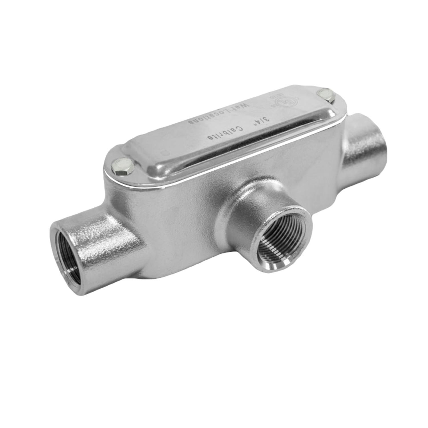 Product image for 1/2" SS316 T CONDUIT BODY