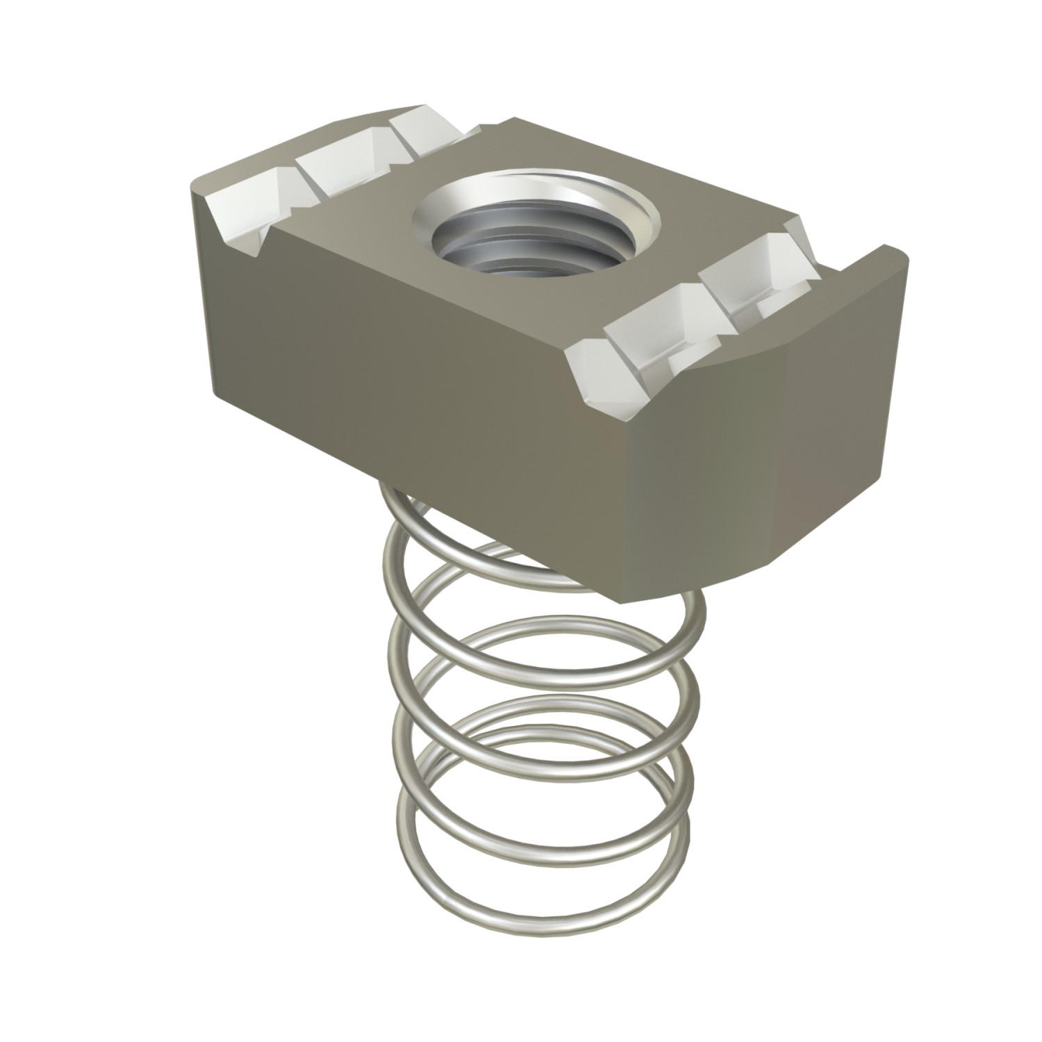 CALBRITE S60000CN41 NUT CHANNEL 1/2" SS C/W SPRING
