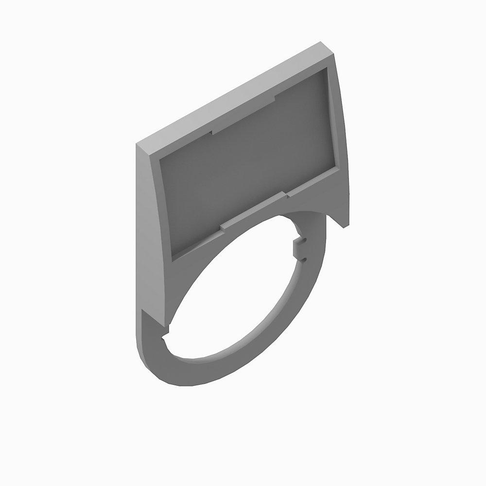 Product image for Legend plate FORWARD-STOP-REVERSE aluminium w/black text 30x50mm