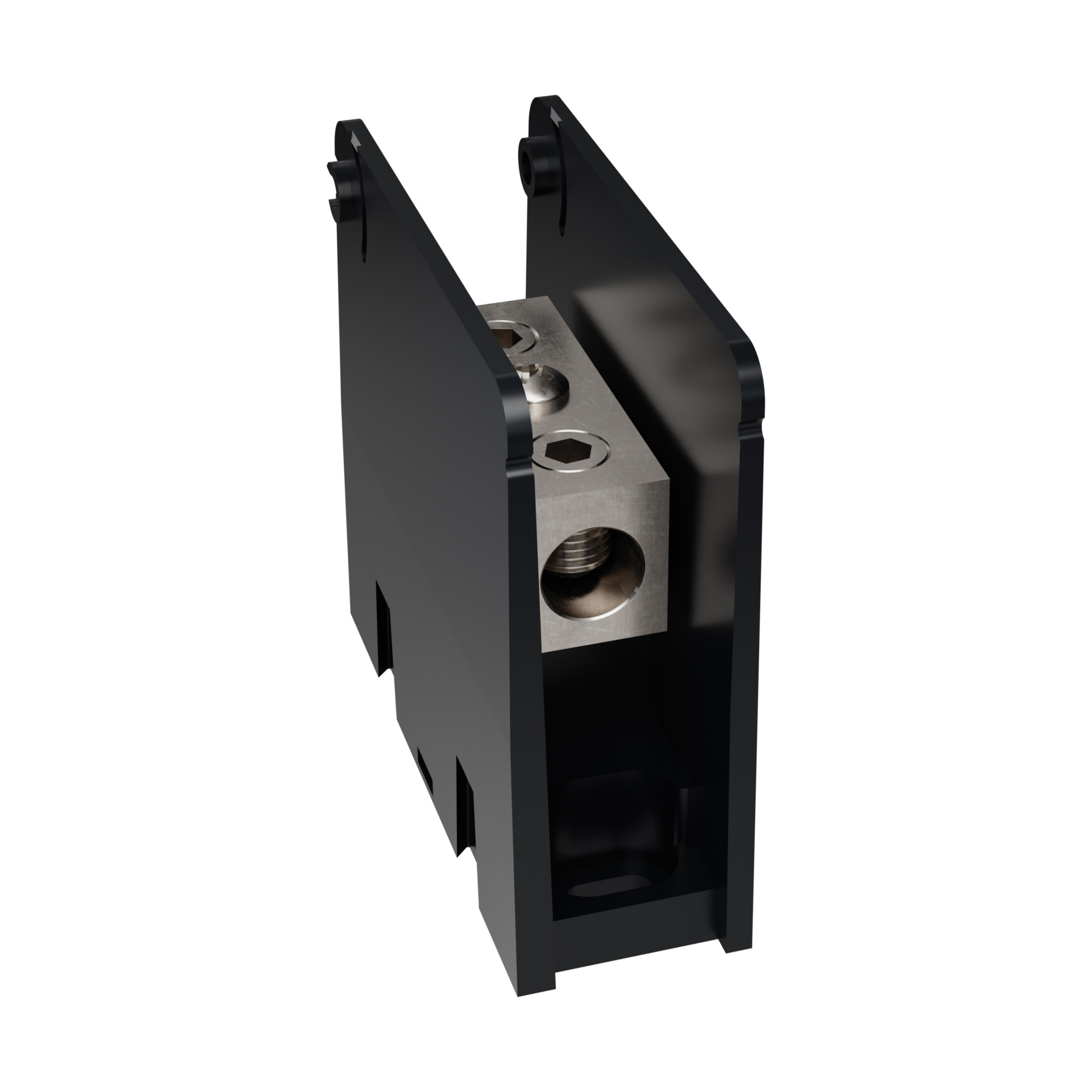 Product image for Open-Style PDB UL 1953 1000V Tin-plated Copper - 175A 1-Pole 1 - 1 openings; 2/0-#14 -- 2/0-#14 Box to Box