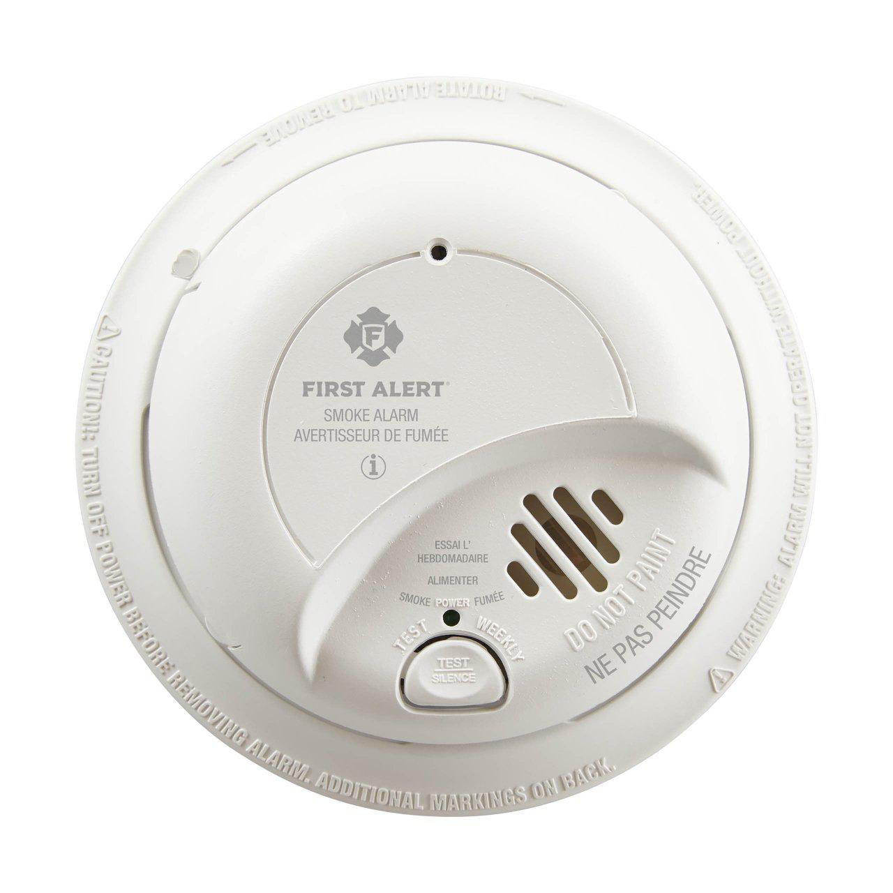 Product image for BRK_ELECTRONICS 9120BA ALARM SMOKE 120VOLT HARDWIRED W 9VOLT BATTERY BACKUP EZ ACCESS BATTERY DOOR