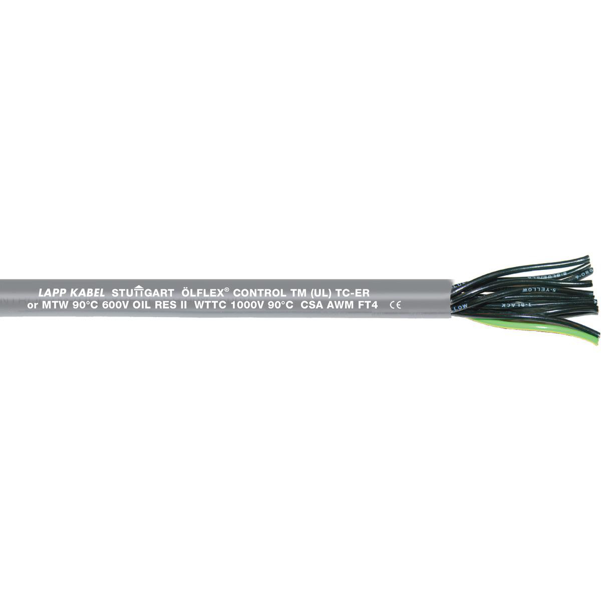 ひー LAPP 281803 Olflex Control Cable 3 Conductors Bare Copper