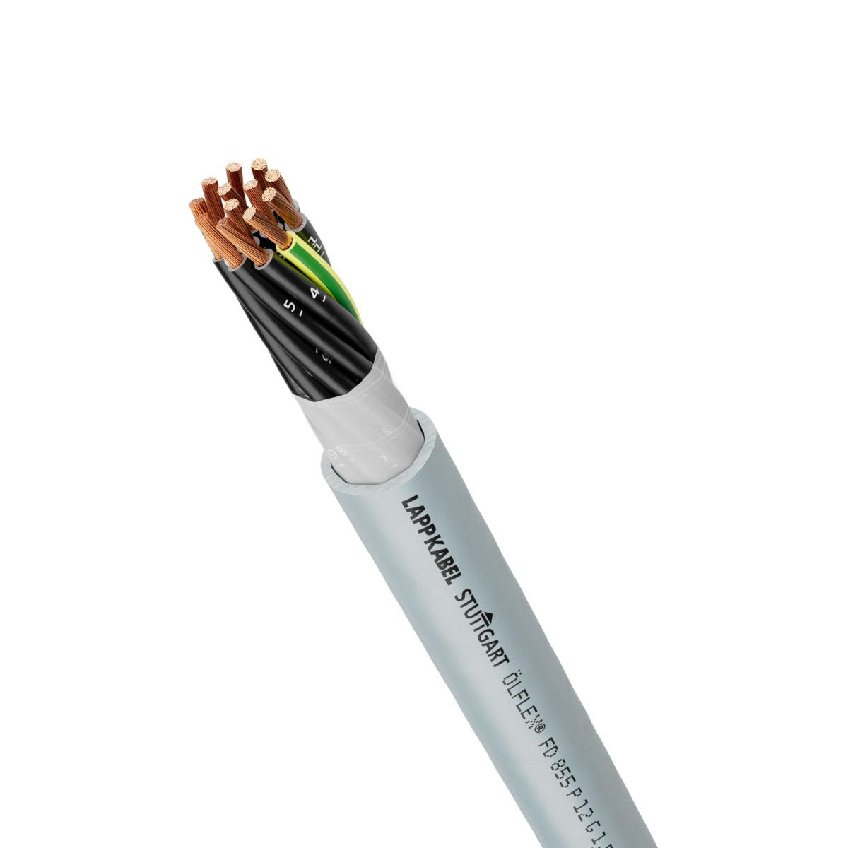 Product image for Cable OLFLEX FD 855P-series control 4-conductor 14AWG 500V
