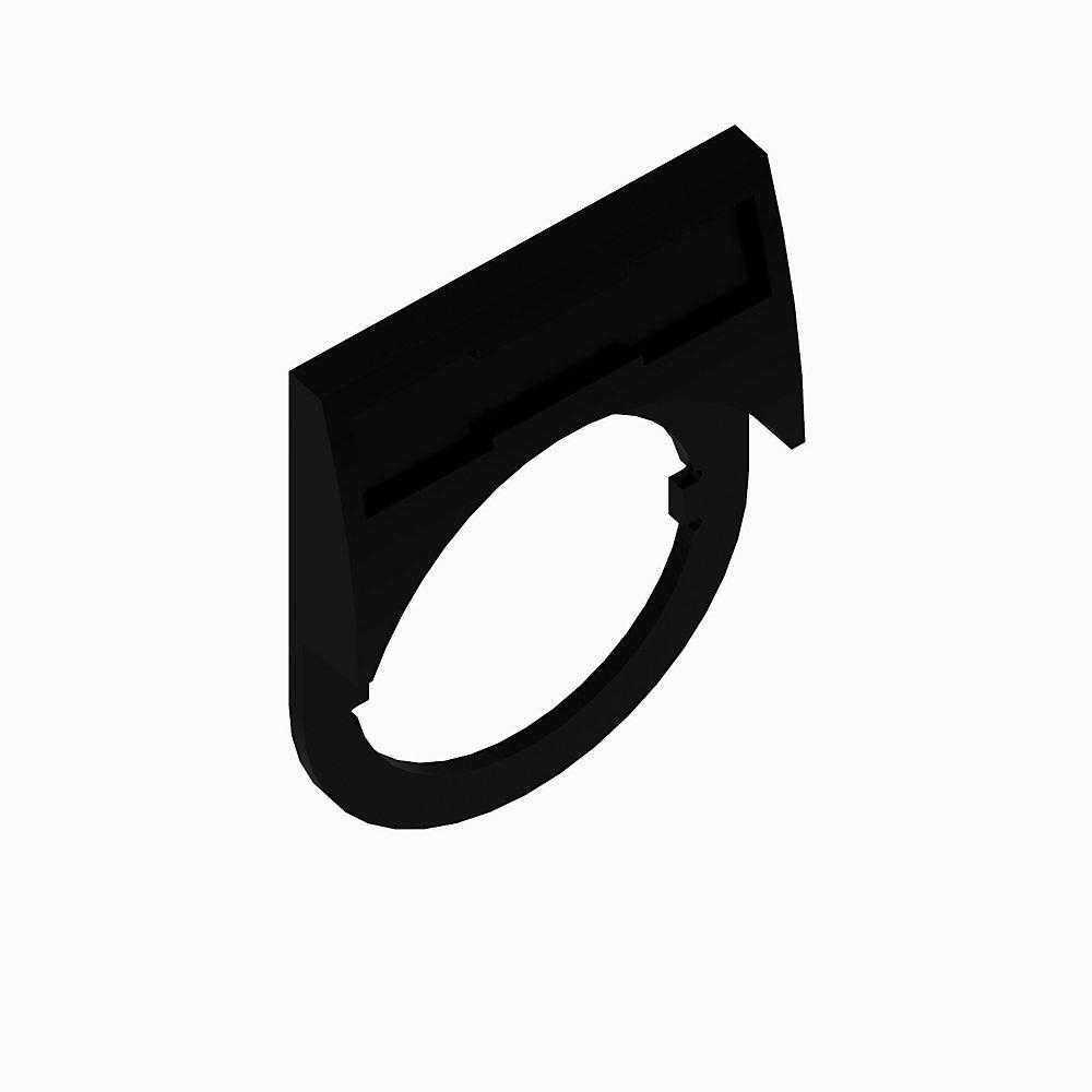 Product image for Legend plate UP-OFF-DOWN black w/white text 30x40mm