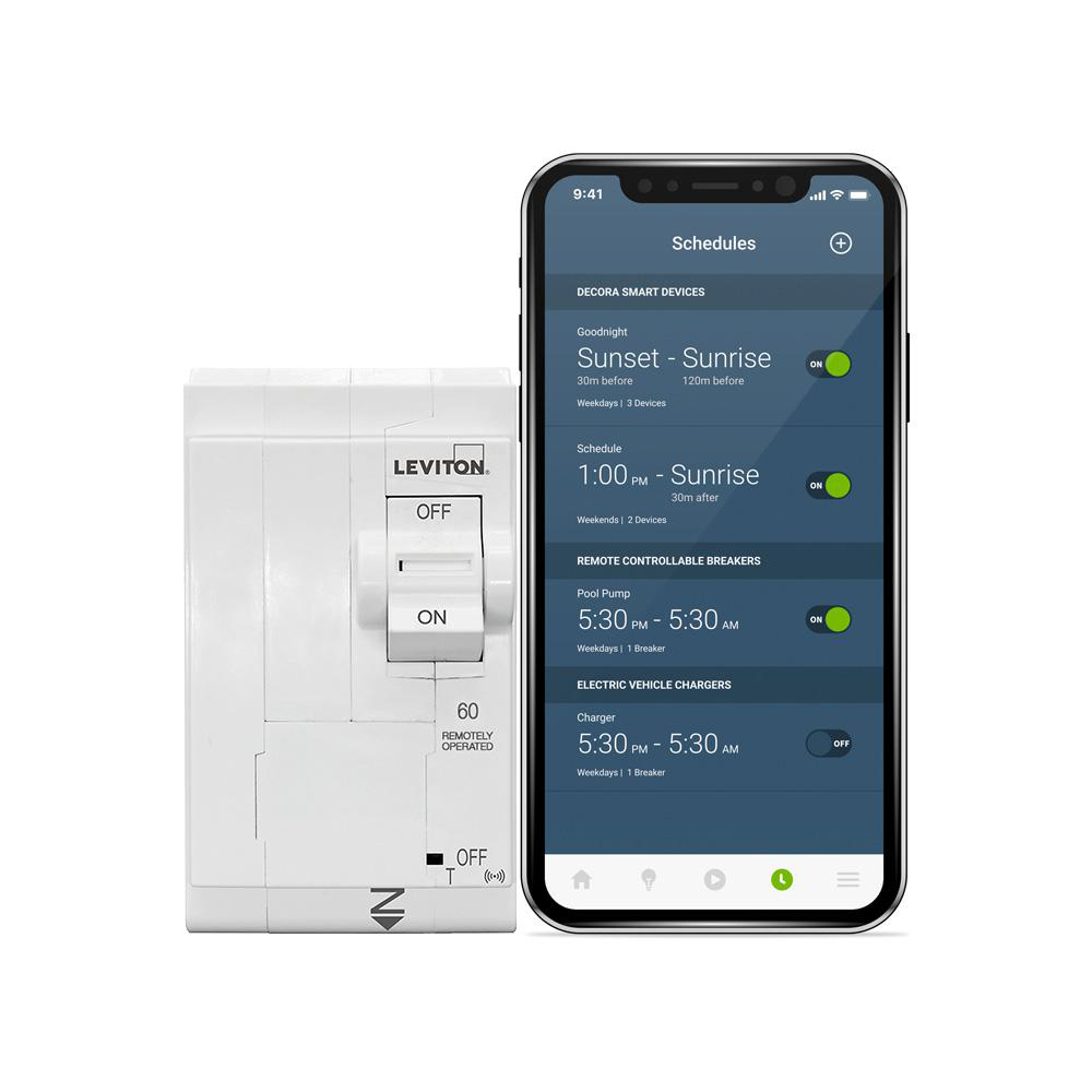 Product image for LEVITON LB260-ST SMART BRKR BASIC 2P 60A 10KA THERMAL-MAG