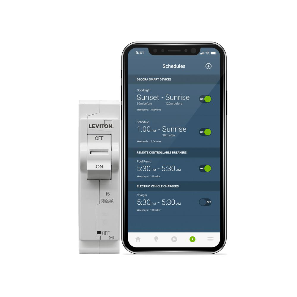 Product image for LEVITON LB115-ST SMART BRKR BASIC 1P 15A 10KA THERMAL-MAG