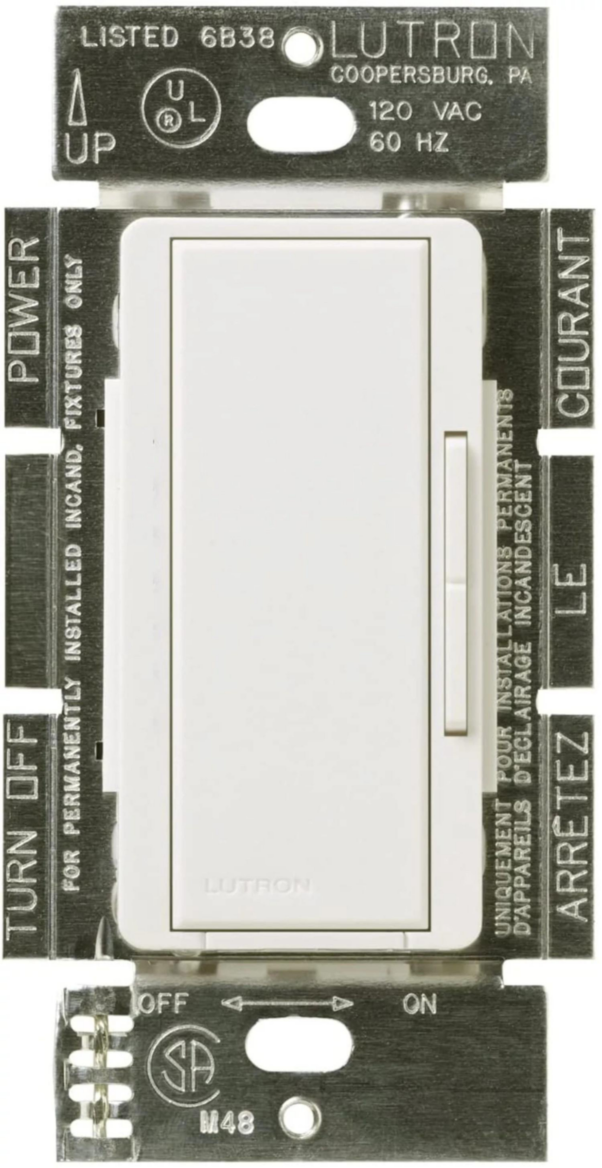 Product image for Dimmer digital fade MLV multi-location/single pole 450W 120V white