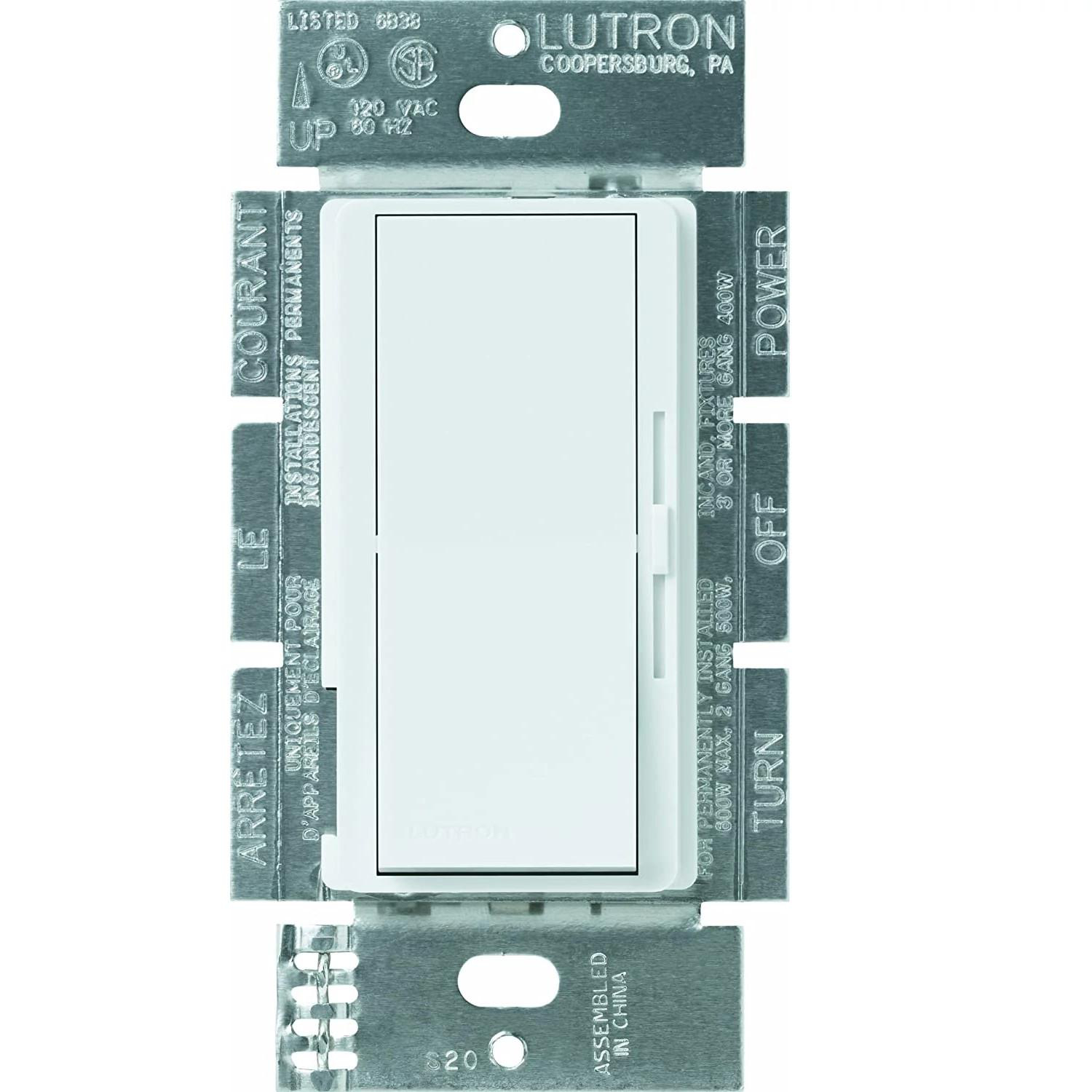 Product image for Dimmer pset slide/paddle EL/LV 3W 300W 120V whi
