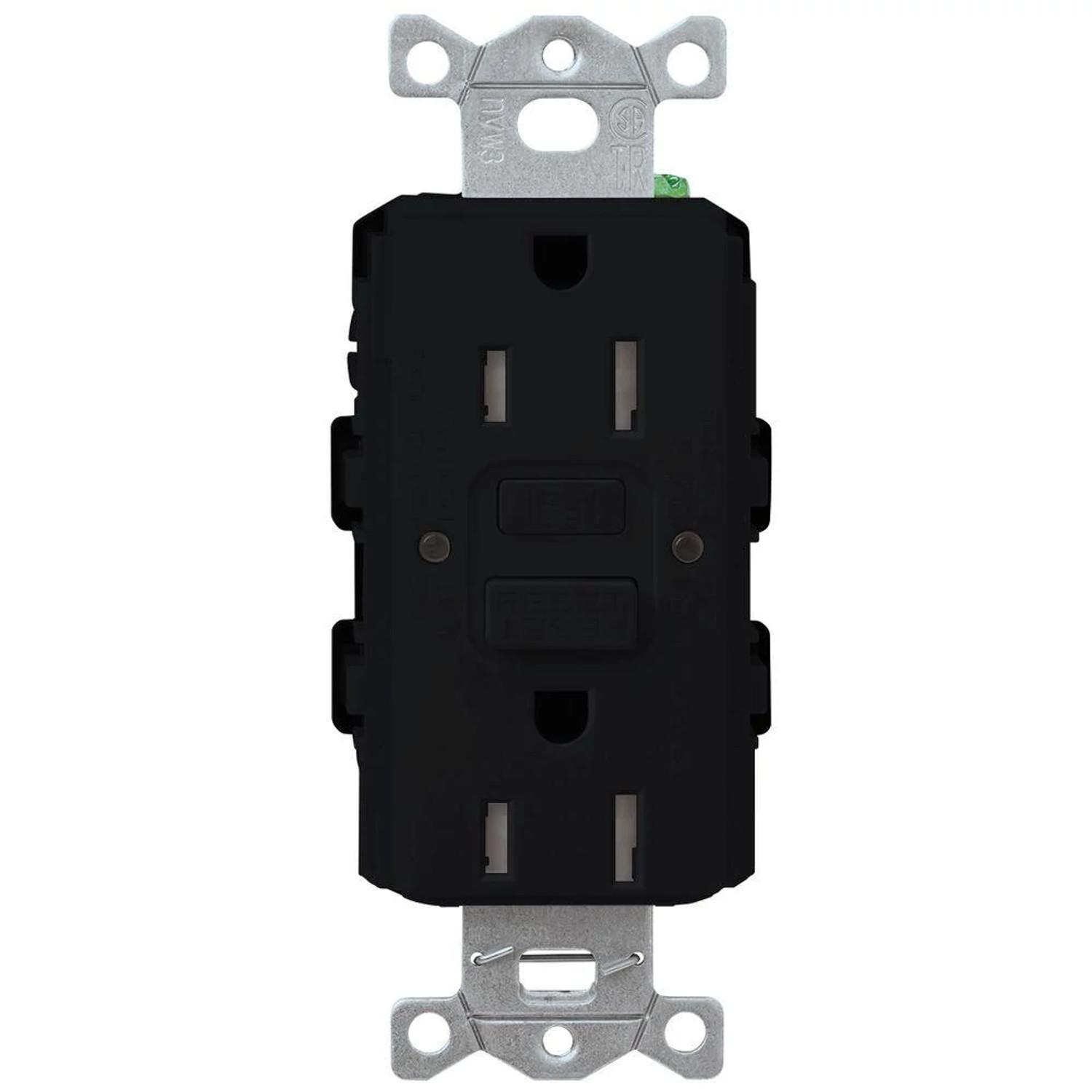 Product image for CA 15A GFCI SELF TESTING RECEPTACLE BL
