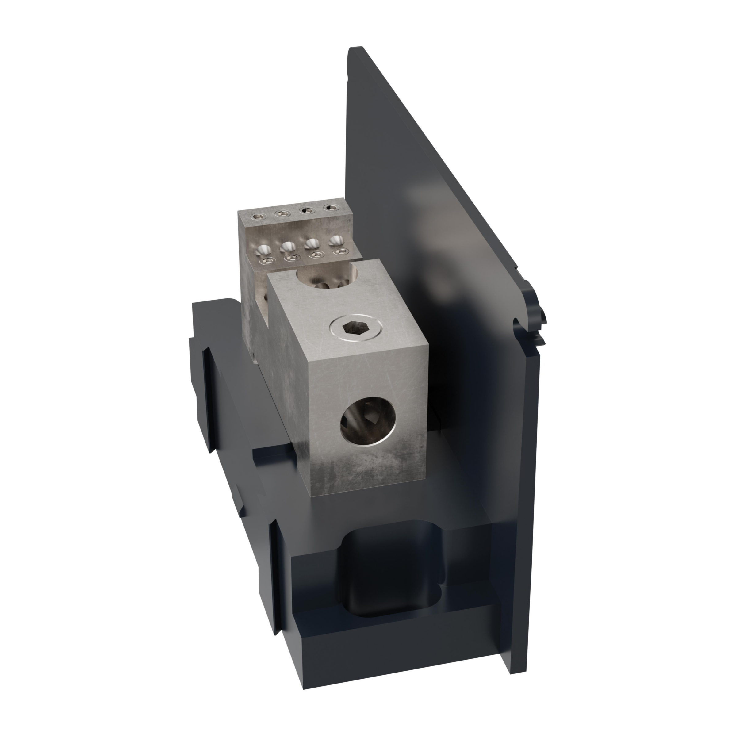 Product image for Open-Style PDB UL 1953 1000V 135A Tin-plated Aluminum - 175A Adder 1 - 12 openings; 2/0-#14 --- #10-#14 Box to Box