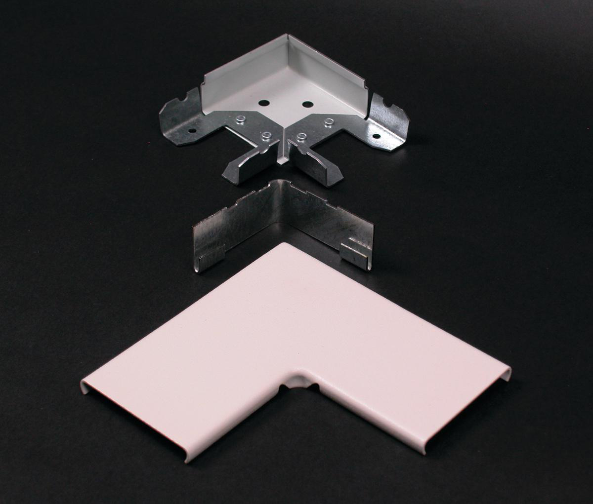 Product image for WIREMOLD V2411M STL FLAT ELBOW IVORY 2400