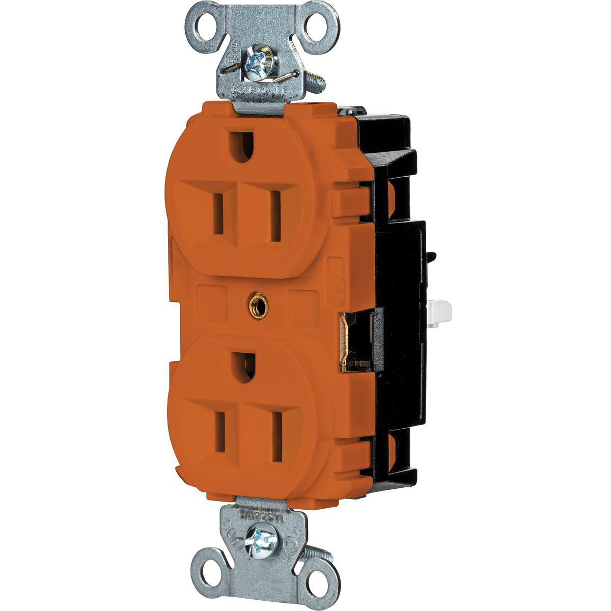 Product image for EDGE, PRO RCPT, IND, 15A 125V, OR