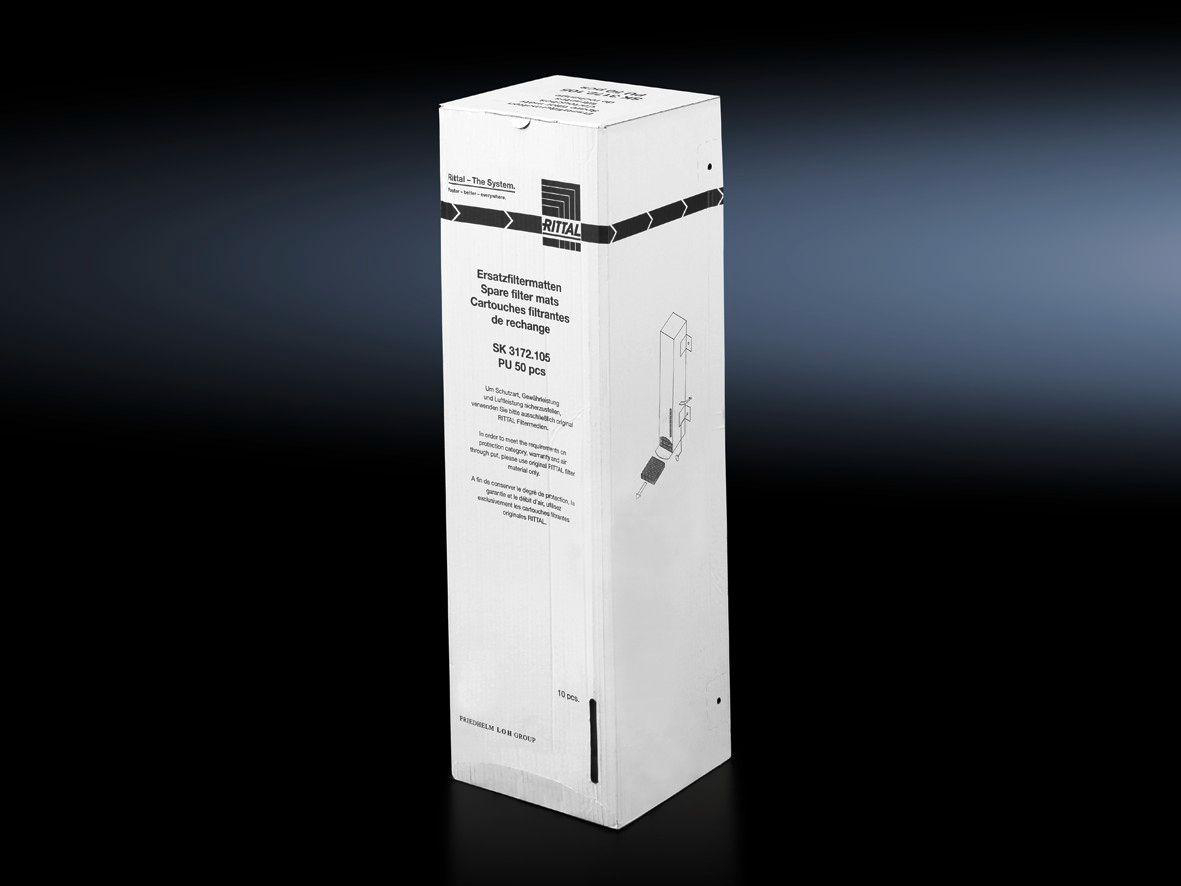 Product image for RITTAL 3172105 FILTER REPLACEMENT 50/PKG