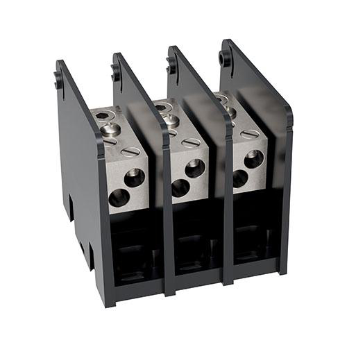 Product image for MERSEN MPDB63193 POWERBLOCK DISTRIBUTION MINIATURE ALUMINUM 3-POLE 175A