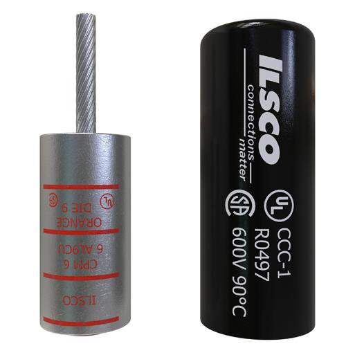 Product image for Adaptor pigtail copper 6AWG 3/16in ID
