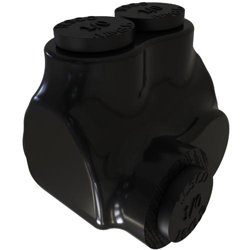 Product image for INSUL AL MECH (2) 1/0-14 OFFSET T UL CSA