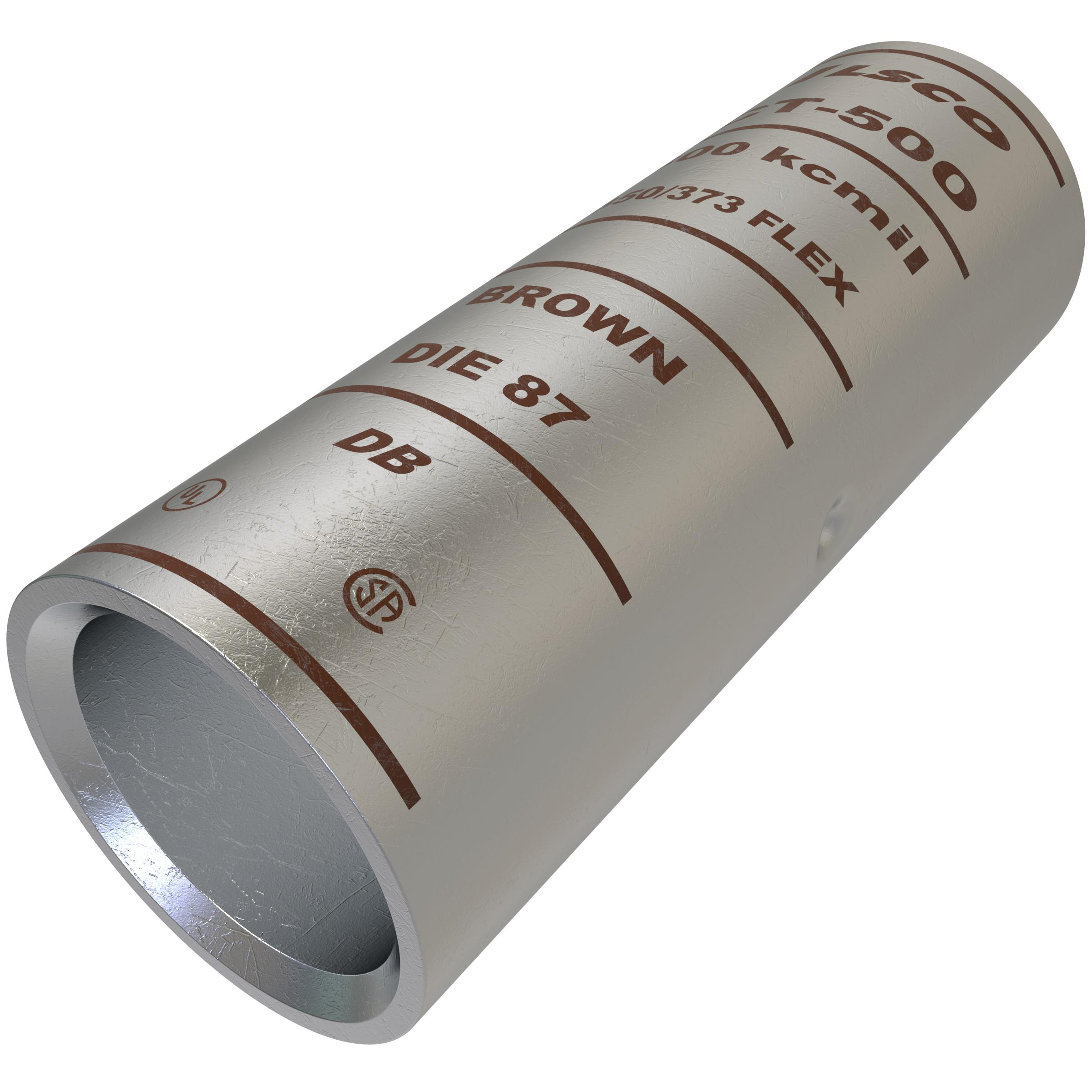Product image for Sleeve compr cu shrot barrel 500kcmil 0.828in