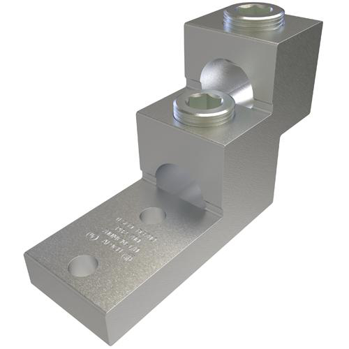 Product image for Connector pnlbrd alu 750kcmil-1/0AWG 2C 2H 3/8in
