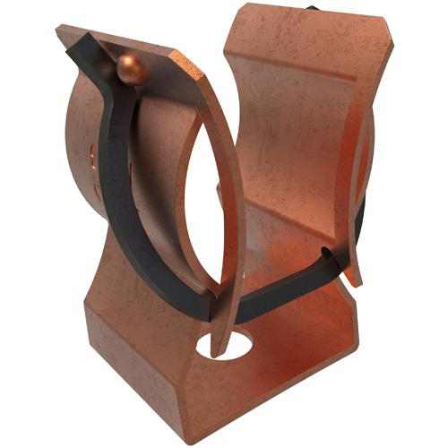 Product image for ILSCO M-163 FUSECLIP 60A TYPE M CU COPPER 60A 240V