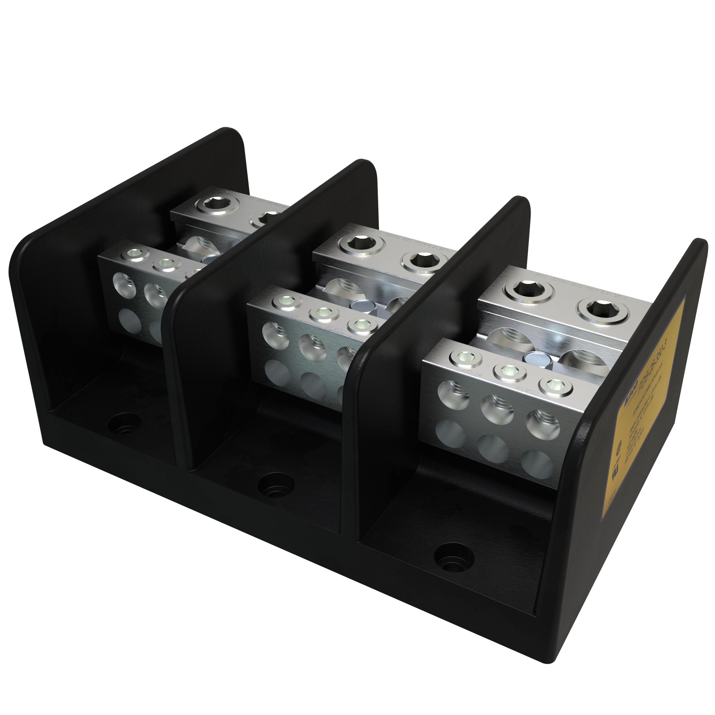 Product image for Distribution block pwr 3-pol 350kcmil 600V 620A