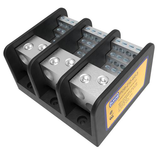 Product image for AL MEC 3P LINE(2)4/0-6 LOAD(12)4-14T UR