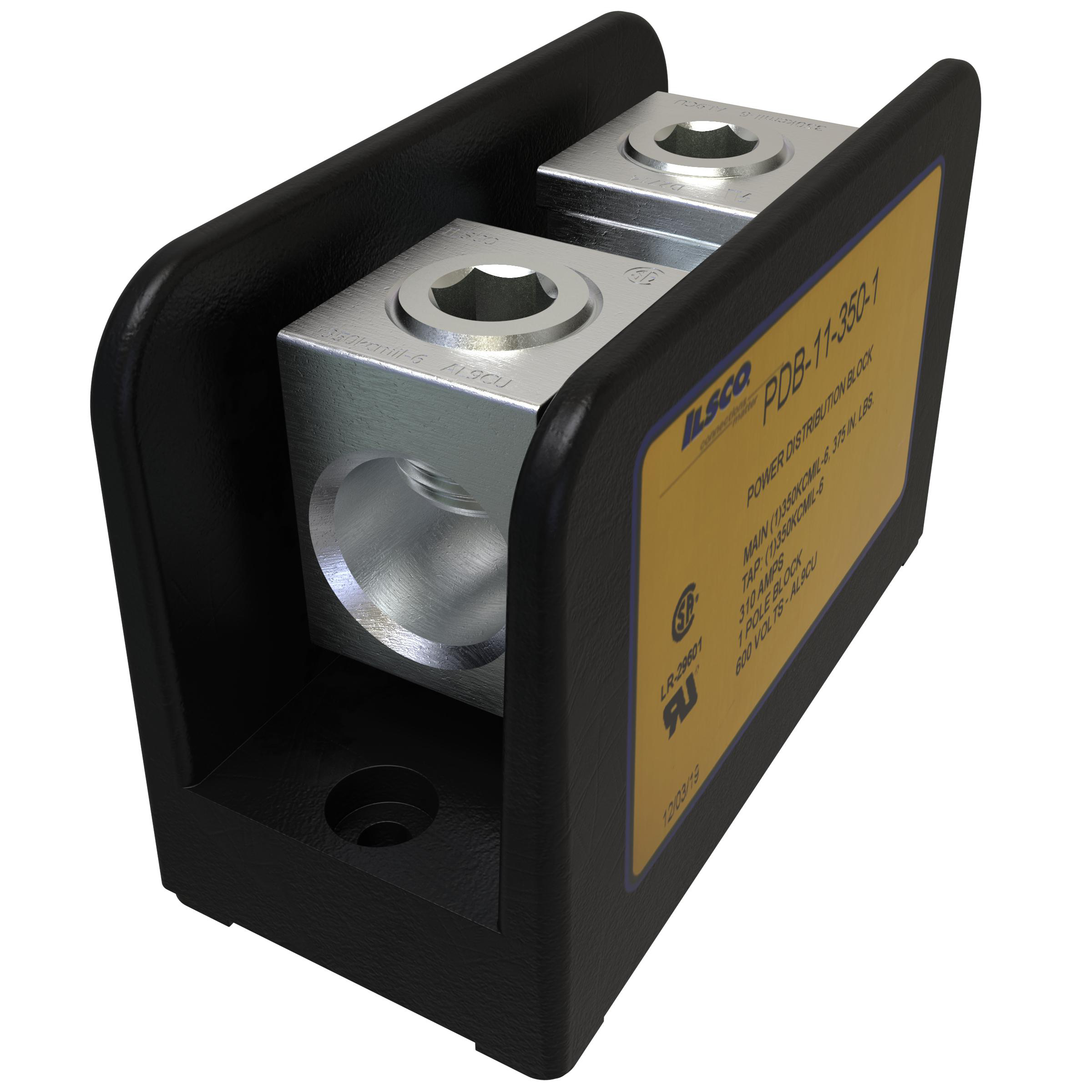 Product image for Distribution block pwr 1-pol 350kcmil 600V 310A